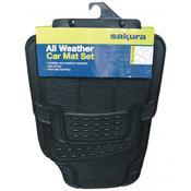 Rubber Black Mats - Set of 4