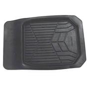 RUBBER TRAY BLACK MAT 74X50 - HEAVY DUTY PAIR