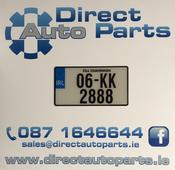 Standard Jap Number Plate x 1