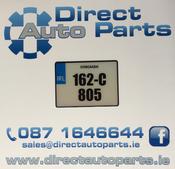 DAP14 Style Square Number Plate x 1 image