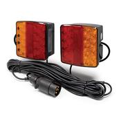 MAYPOLE MP44954 12V Magnetic LED Lighting Pod With 6m Trailer Cable image