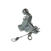 MAYPOLE MP84 50mm Ball &amp;amp; Pin Hitch Silver image
