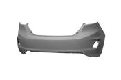 Ford Fiesta 2017 – 2023 Rear Bumper - No Holes for Parking Sensors image