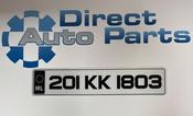 DAP16 Style Oblong Number Plates x 1 image