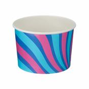 Large Patterned Ice Cream Tub (8oz) - Case of 500