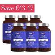 FabÜ R&amp;R Relax 60 Capsules x 6 Month Bundle - Save €43.47 image