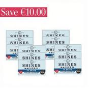 Shines Mackerel Fillets in Brine 125g Case of 10 | Save €10