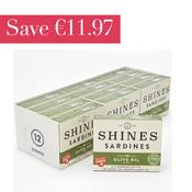 Shines Sardines in Olive Oil 106g Case of 12 | Save €11.97