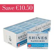 Shines Wild Irish Sardines in Spring Water 106g Case of 12 | Save €10.50