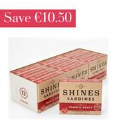 Shines Sardines in Tomato Sauce 118g Case of 12 | Save €10.50