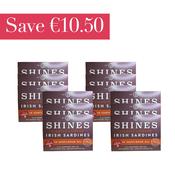 Shines Lightly Smoked Irish Sardines 106g Case of 12 | Save €10.50