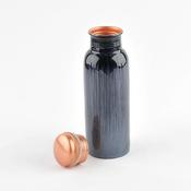 Brushed Black Copper Water Bottle 750ml image