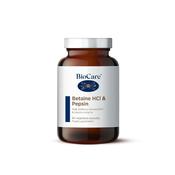 BioCare Vegan Betaine HCL &amp; Pepsin 90 Capsules image