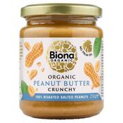 Biona Organic Crunchy Salted Peanut Butter 250g image