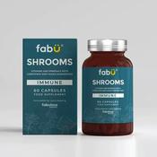 FabÜ Shrooms Immune 60 Capsules