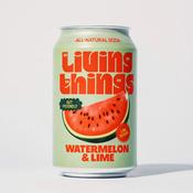 Living Things Watermelon &amp; Lime Prebiotic Soda 330ml