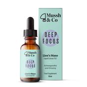 Mussh &amp; Co Lion’s Mane Deep Focus Drops 50ml