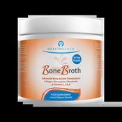 HealthReach Bone Broth Powder Lemon 16 Day Supply