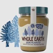 Whole Earth Organic Smooth Peanut Butter 227g image