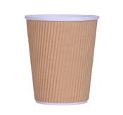 8oz Kraft Ripple Double Wall Cup (500 Cups)