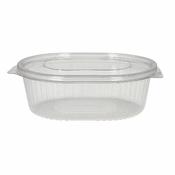 1000cc Oval Hinged Salad Containers rPET | 400 Pack | FREE Ireland Delivery