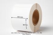 Zebra Compatible Labels 102×50mm | 1,300 Per Roll | Wide Slim Product Labels Ireland
