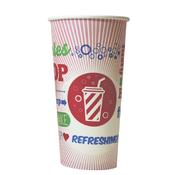 22oz Chill Cold Paper Cup PE Lined | 650ml | 1000 Pack | FREE Ireland Delivery