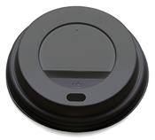 Black 90mm Hot Cup Lids | 12/16oz | 1000 Pack | FREE Ireland Delivery