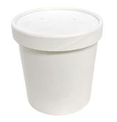 12oz Spiritpak Soup Container &amp; Paper Lid - 250 Per Case