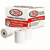 110x100mm Thermal Paper Rolls (10 Rolls) – BPA Free