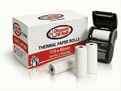 110x45mm BPA-Free Thermal Paper Rolls – Mobile Printer Paper (Box of 20)
