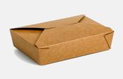Kraft No.2 Biobox 49oz | 200 Boxes/Case | Food Containers Ireland