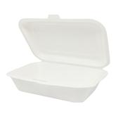 6x4" Bagasse Meal Box (1000 Pack) | Compostable Takeaway Packaging Ireland