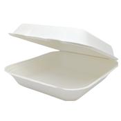 8" Bagasse Meal Box (5x50 Pack) | Compostable Takeaway Packaging Ireland