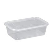 650ml Rectangular Microwavable Container &amp; Lid | 250 Per Case | Ireland
