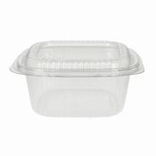 375cc Square Hinged Salad Containers rPET | 300 Pack | FREE Ireland Delivery