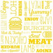 Yellow Burger Wrap 250x300mm | Grease Resistant Paper Wraps Ireland (1000/Case)