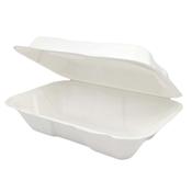 9x6" Bagasse Meal Box (5x50 Pack) | Compostable Takeaway Packaging Ireland