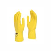 Yellow Rubber Gloves Large (144 Pairs) | Heavy Duty Latex Cleaning Gloves