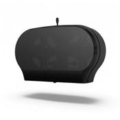 Black Twin Jumbo Toilet Paper Dispenser (JT2)
