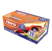 Hero Double Seal Food &amp; Freezer Bags 1L – 70 Bags Per Box | 6 Boxes Per Case | Ireland