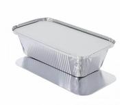 4x8" Foil Containers with Lids No.6A Ireland | 102×203mm | 660ml | 500 Sets Per Case