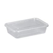500ml Heavy-Duty Rectangular Microwavable Container &amp; Lid | 250 Per Case | Ireland
