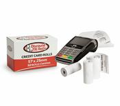 57x25mm Coreless Thermal Rolls | BPA-Free PDQ Paper | 50 Roll Box | Ireland