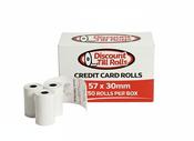 57x30mm Credit Card Rolls | BPA-Free Compact PDQ | 50 Roll Box | Ireland