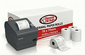 76x70mm Thermal Till Rolls | BPA-Free Receipt Paper | 20-Roll Box