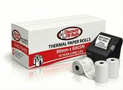 80x80 80GSM Long Life Thermal Till Rolls | 10-Year Fade Resistance | 20 Roll Box Ireland