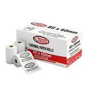 80x60 Economy Thermal Till Rolls (20 Roll Box)
