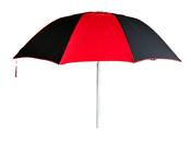 Red/Black Bookmakers Umbrella | 170cm Racecourse Brolly | Custom Printed