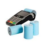 Blue Credit Card Rolls 57x40mm – Coreless | 20 Roll Box | Ireland
